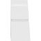 Ekena Millwork Richland Architectural Grade PVC Gable Bracket, 36"W x 9"H x 4"D x 4"F, 6/12 Pitch GBP036X09X0404RIC00 - alternate 4